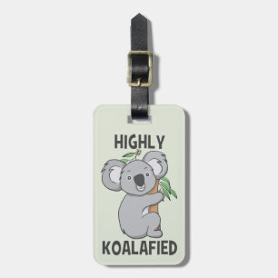Étiquette À Bagage Koala hautement Koalafied