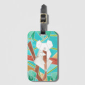 Étiquette À Bagage Koala Watercolor (Devant Vertical)