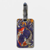 Étiquette À Bagage koi de bonne chance (Dos Vertical)