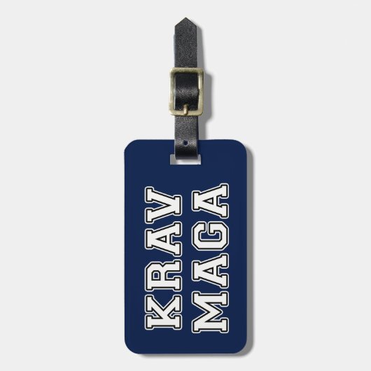 Étiquette À Bagage Krav Maga (Devant Vertical)