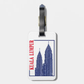 Étiquette À Bagage Kuala Lumpur (Dos Vertical)