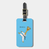 Étiquette À Bagage Kung Fu giraffe (Devant Vertical)