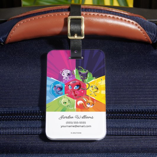 Étiquette À Bagage Kwamis coloré (Insitu Rectoal 2)