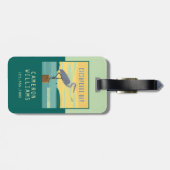 Étiquette À Bagage La Baie De Chesapeake Le Plus Grand Estuaire D'Amé (Dos horizontal)