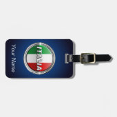 Étiquette À Bagage La Bandiera - le drapeau italien (Devant horizontal)