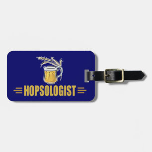 Étiquette À Bagage La bière drôle