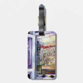 Étiquette À Bagage La bière froide dans un Hot Deli  (Dos Vertical)