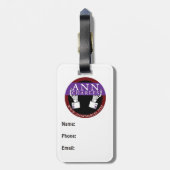 Étiquette À Bagage La botte dirige l'étiquette de bagage (Dos Vertical)