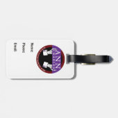 Étiquette À Bagage La botte dirige l'étiquette de bagage (Dos horizontal)