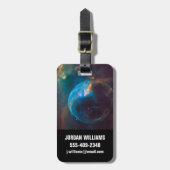 Étiquette À Bagage La bulle Nebula, Ngc 7635. (Devant Vertical)