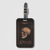 Étiquette À Bagage La carte Death Tarot (Devant Vertical)