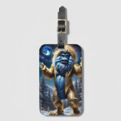 Étiquette À Bagage La casquette du Golden Yeti (Devant Vertical)