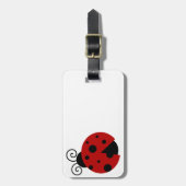 Étiquette À Bagage La chance est un joli dessin de Ladybug (Devant Vertical)