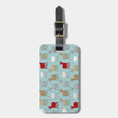 Étiquette À Bagage La chèvre rouge (Devant Vertical)