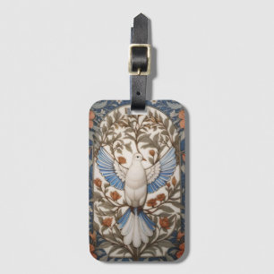 Étiquette À Bagage La colombe paisible William Morris Inspiré Floral