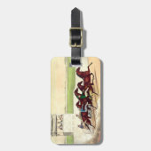 Étiquette À Bagage La course de chevaux SUPÉRIEURE est ma vie (Devant Vertical)