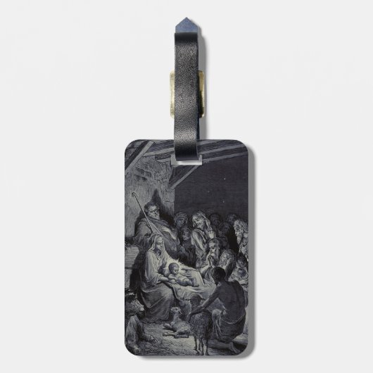 Étiquette À Bagage La crèche biblique (Dos Vertical)