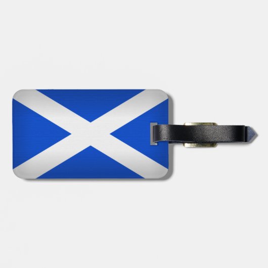 Étiquette À Bagage La croix de St Andrew (Dos horizontal)