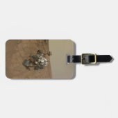 Étiquette À Bagage La Curiosité A Rover Sur La Surface De Mars. (Devant horizontal)