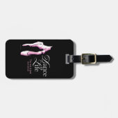 Étiquette À Bagage La danse est la vie (Devant horizontal)