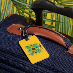 Étiquette À Bagage La déesse d'Oshun Tournesols