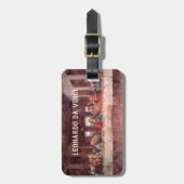 Étiquette À Bagage La Dernière soupe de Léonard de Vinci (Devant Vertical)