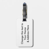 Étiquette À Bagage La Dernière vague surfeuse (Dos Vertical)