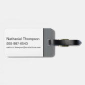 Étiquette À Bagage La devise vedette de la nuit (Dos horizontal)