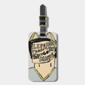 Étiquette À Bagage La durée de vie des citations est courte (Devant Vertical)