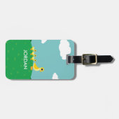 Étiquette À Bagage La famille de canard (Devant horizontal)