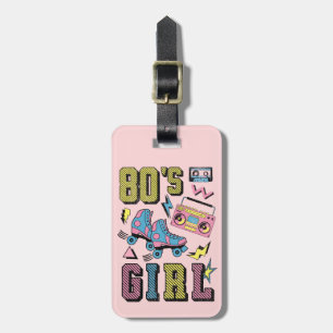 Étiquette À Bagage La fille des années 80