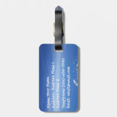 Étiquette À Bagage La foi à bord (Dos Vertical)