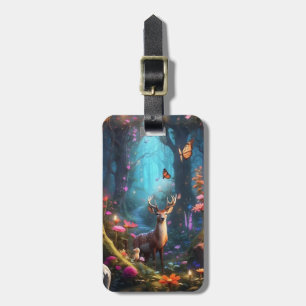 Étiquette À Bagage La forêt enchantée est une oasis mystique