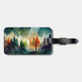 Étiquette À Bagage La forêt (nature) (Dos horizontal)