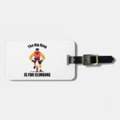 Étiquette À Bagage La Grande Bague Est Pour Le Cyclisme D'Escalades (Devant horizontal)