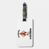 Étiquette À Bagage La Grande Bague Est Pour Le Cyclisme D'Escalades (Dos Vertical)