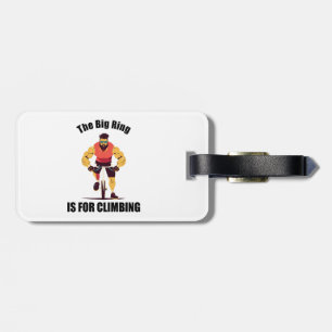 Étiquette À Bagage La Grande Bague Est Pour Le Cyclisme D'Escalades