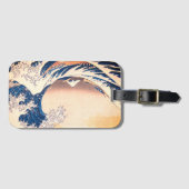 Étiquette À Bagage La Grande Vague - L'art japonais (Devant Horizontal)