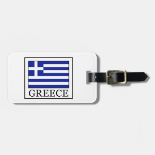 Étiquette À Bagage La Grèce