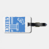 Étiquette À Bagage La Grèce (Dos horizontal)