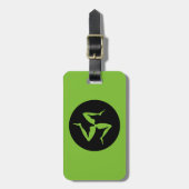 Étiquette À Bagage La Grèce : Triskelion (Devant Vertical)