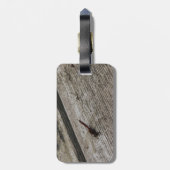 Étiquette À Bagage La libellule rouge (Dos Vertical)