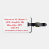 Étiquette À Bagage La magie des licornes (Dos horizontal)