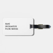 Étiquette À Bagage La maison est où sont les pigeons (Dos horizontal)