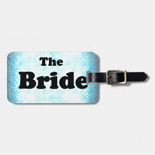 Étiquette À Bagage La mariée (Devant horizontal)