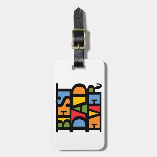 Étiquette À Bagage La MEILLEURE étiquette TOUJOURS faite sur commande (Devant Vertical)