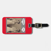 Étiquette À Bagage La meilleure soeur tordue jamais (Devant horizontal)