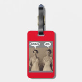 Étiquette À Bagage La meilleure soeur tordue jamais (Dos Vertical)