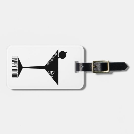 Étiquette À Bagage La Montée Est Mon Heureuse Heure (Devant horizontal)