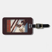 Étiquette À Bagage La Norvège - la maison du ski (Devant horizontal)